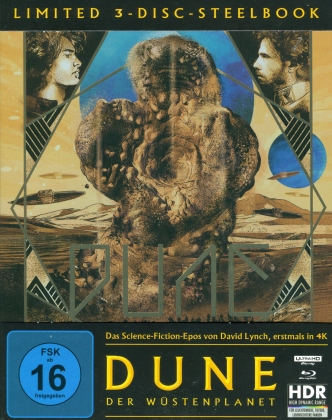 Dune - Der W&uuml;stenplanet (1984) (Limited Edition, Steelbook, 4K Ultra HD + 2 Blu-rays)