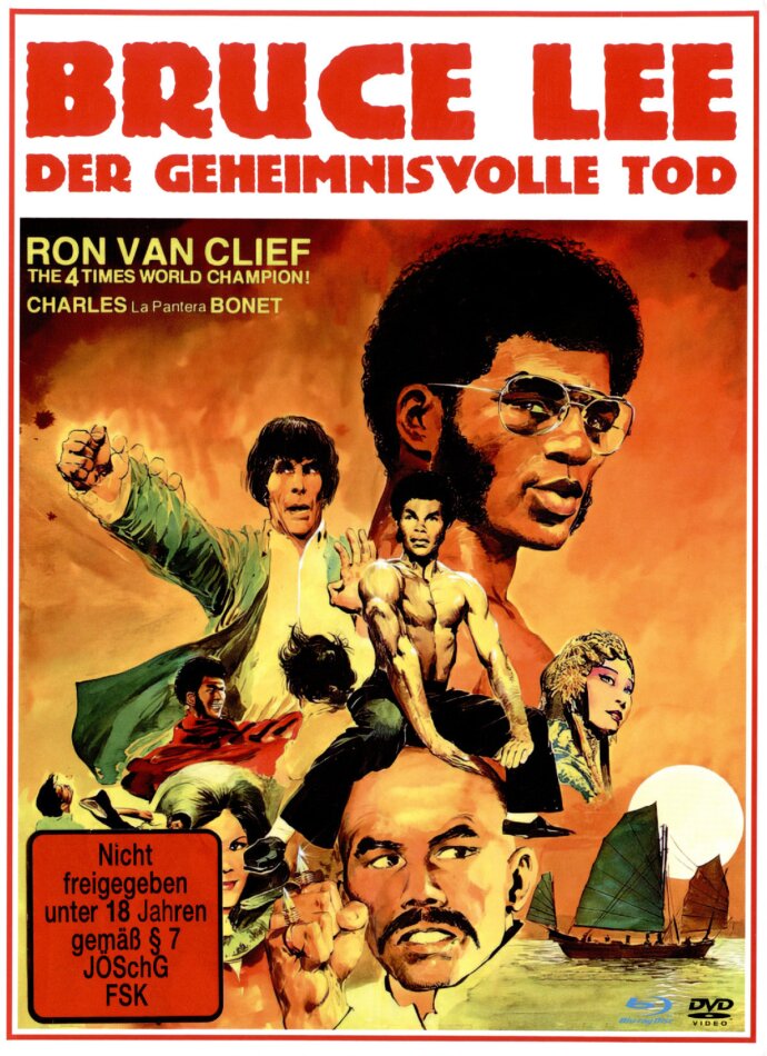 Bruce Lee - Der geheimnisvolle Tod (1993) Cover A, Limited Edition, Mediabook, Remastered, Uncut, Blu-ray + DVD