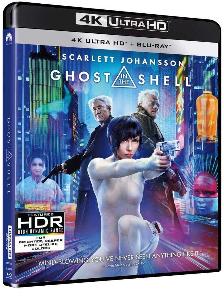 Ghost in the Shell (2017) New Edition, 4K Ultra HD + Blu-ray