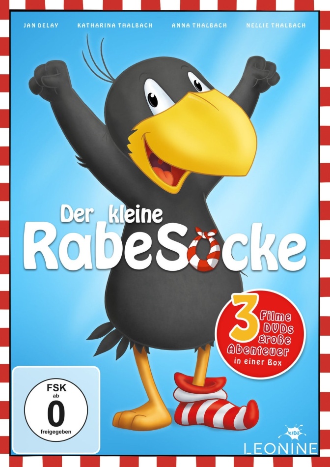 Der kleine Rabe Socke 1-3 3 DVD