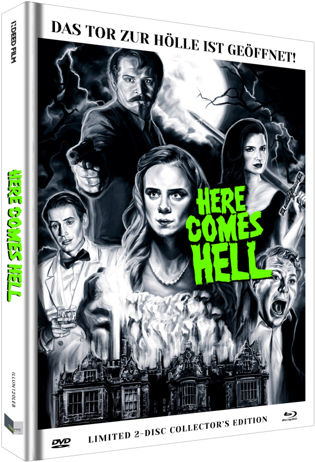 Here Comes Hell (2019) Cover B, Collector's Edition Limitata, Mediabook, Uncut, Blu-ray + DVD