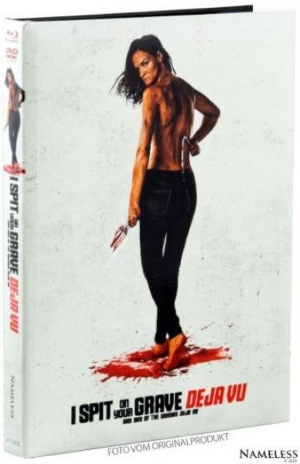 I Spit On Your Grave: Deja Vu (2019) Cover E, Wattiert, Limited Edition, Mediabook, Blu-ray + DVD