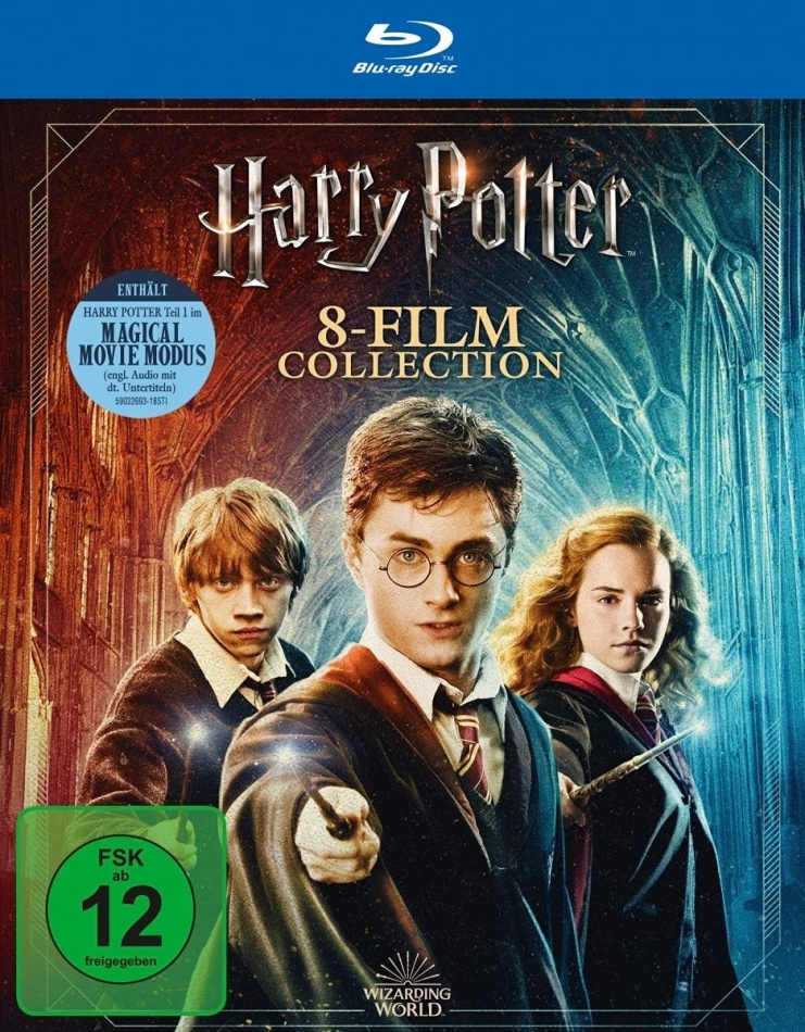 Harry Potter 1-7 - Complete Collection - Magical Movie Mode Edizione anniversario, 9 Blu-ray