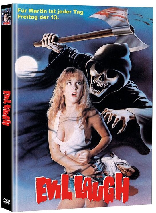 Evil Laugh (1986) Cover B, Limited Edition, Mediabook, Uncut, 2 DVDs