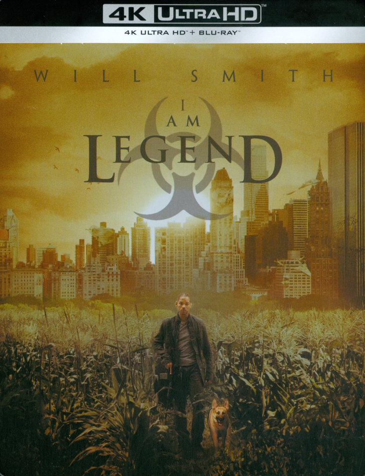 I Am Legend (2007) Alternate Cut, Cinema Version, Limited Edition, Steelbook, 4K Ultra HD + Blu-ray