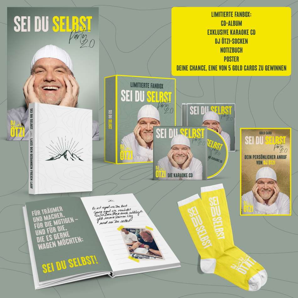 DJ Ötzi - Sei Du Selbst - Party 2.0 Edizione limitata FAN