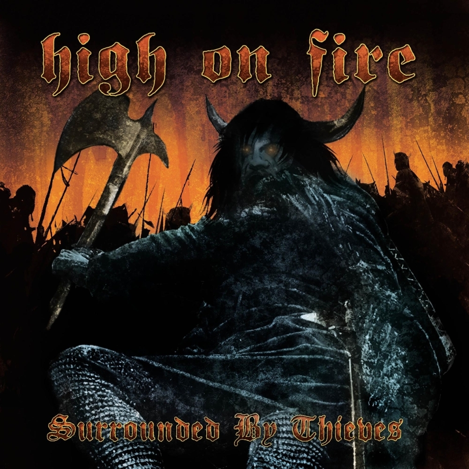 High On Fire - Surrounded By Thieves 2021 Reissue, Relapse, Sea Blue Cloudy Vinyl, 2 LPs
