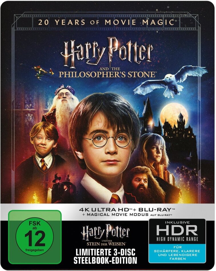 Harry Potter und der Stein der Weisen - Magical Movie Mode (2001) Edition anniversaire, 4K Ultra HD + 2 Blu-ray