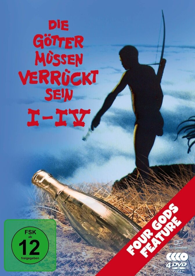 Die Götter müssen verrückt sein 1-4 Filmjuwelen, 4 DVDs