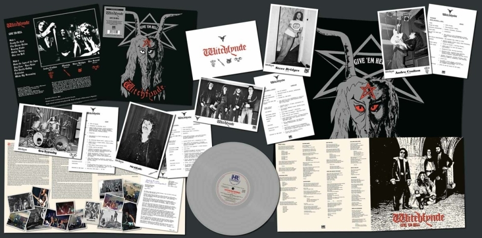 Witchfynde - Give 'em Hell 2021 Reissue, High Roller Records, Silver Vinyl, LP
