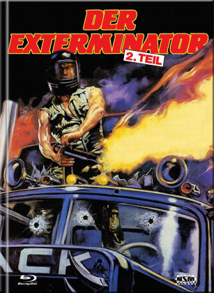 Der Exterminator 2 (1984) (Cover B, Limited Collector's Edition, Mediabook, Uncut, Blu-ray + DVD)