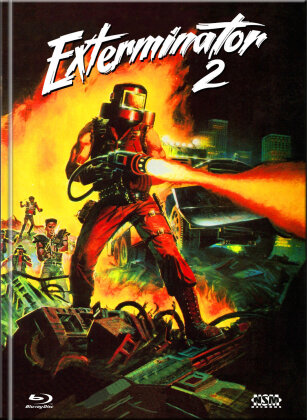 Exterminator 2 (1984) (Cover D, Collector's Edition Limitata, Mediabook, Uncut, Blu-ray + DVD)