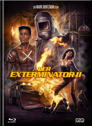 Der Exterminator 2 (1984) (Cover C, Collector's Edition Limitata, Mediabook, Uncut, Blu-ray + DVD)