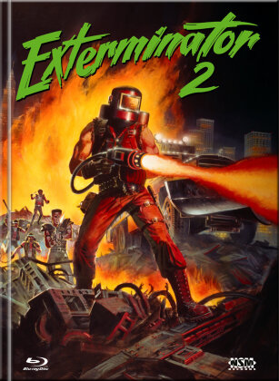 Exterminator 2 (1984) (Cover A, Collector's Edition Limitata, Mediabook, Uncut, Blu-ray + DVD)