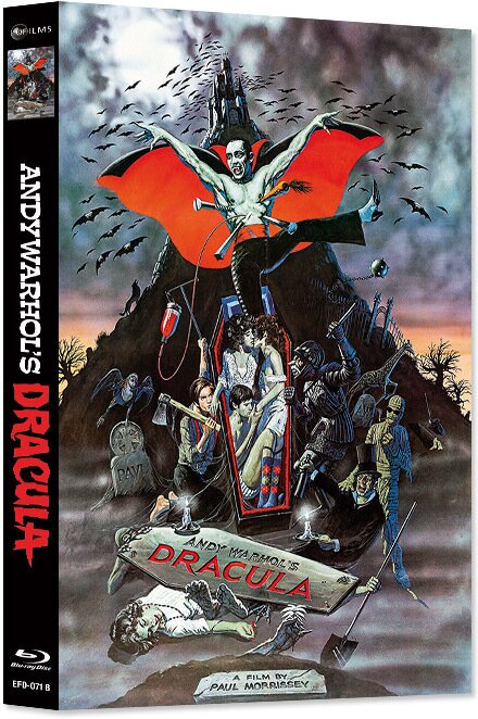 Andy Warhol's Dracula (1974) Cover B, Limited Edition, Mediabook, Blu-ray + DVD