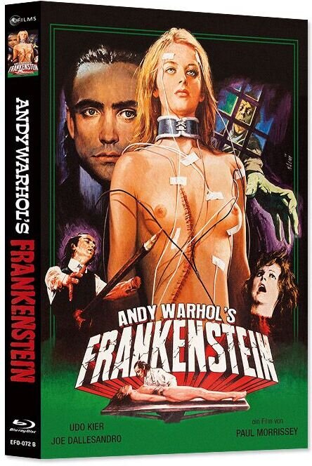 Andy Warhol's Frankenstein (1973) Cover B, Limited Edition, Mediabook, Blu-ray + DVD