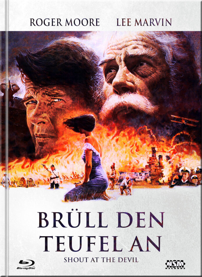 Brüll den Teufel an (1976) Cover E, Limited Collector's Edition, Mediabook, Uncut, Blu-ray + DVD