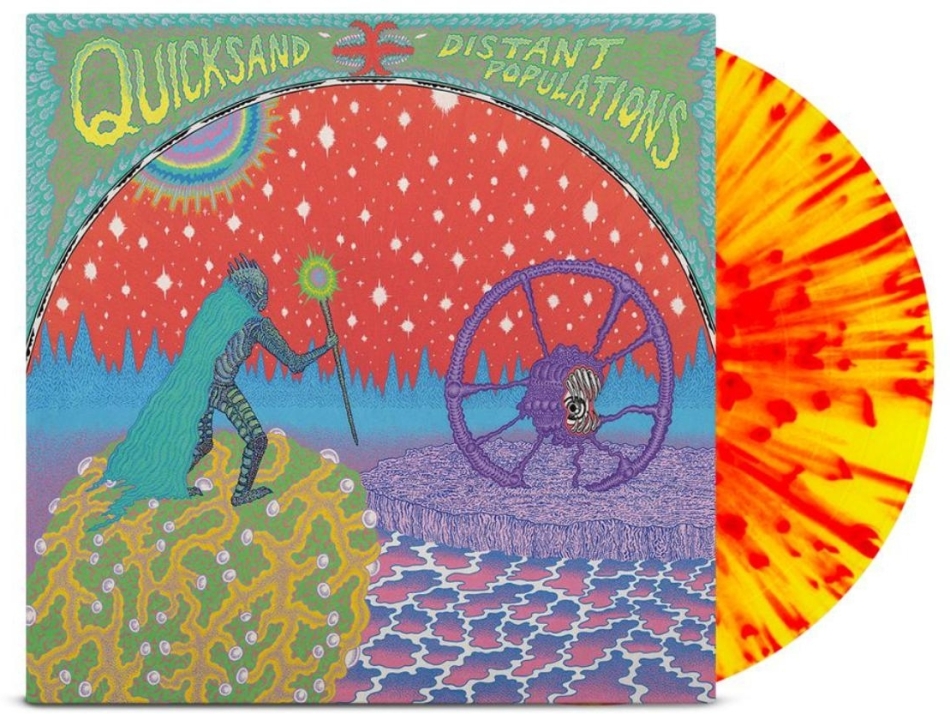 Quicksand - Distant Populations Gatefold, Limited Edition, Red & Yellow Vinyl, LP