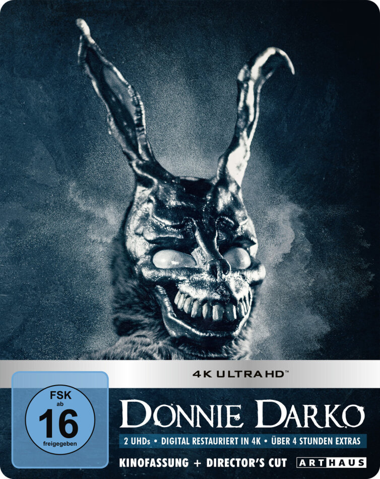 Donnie Darko (2001) Kinofassung, Director's Cut, Édition Limitée, Steelbook, 2 4K Ultra HDs