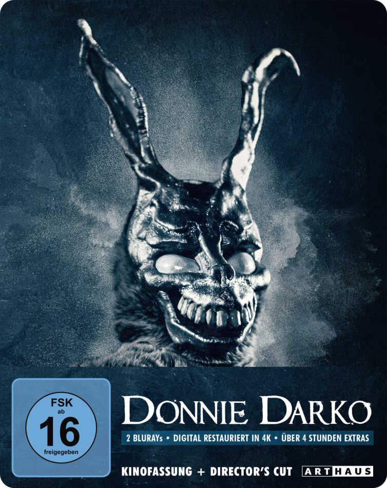 Donnie Darko (2001) Kinofassung, Arthaus, Director's Cut, Édition Limitée, Steelbook, 2 Blu-ray