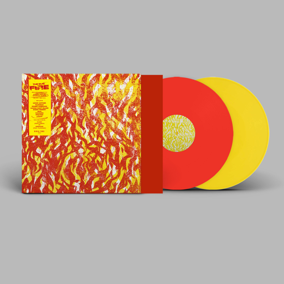 The Bug (Kevin Martin) - Fire Limited Edition, Yellow & Red Vinyl, 2 LPs + Digital Copy