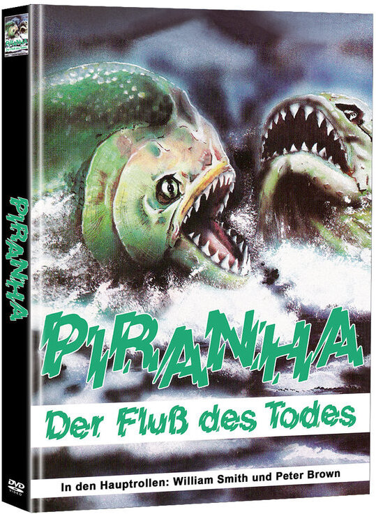 Piranha - Der Fluss des Todes (1972) Cover A, Super Spooky Stories, Limited Edition, Mediabook, Uncut, 2 DVDs