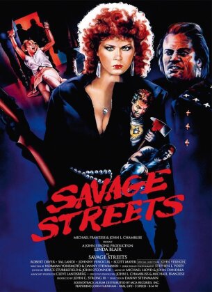 Savage Streets (1984) (Cover C, Collector's Edition, Limited Edition, Mediabook, Remastered, Blu-ray + DVD)