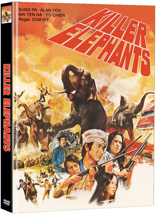 Killer Elephants (1976) Cover C, Super Spooky Stories, Limited Edition, Mediabook, 2 DVDs