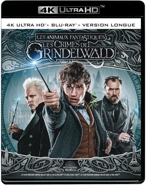 Les animaux fantastiques 2 - Les crimes de Grindelwald (2018) Version Longue, 4K Ultra HD + Blu-ray
