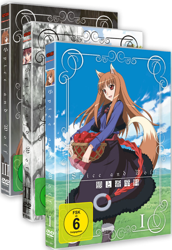Spice & Wolf - Staffel 1 - Vol. 1-3 Gesamtausgabe, Bundle, 3 DVDs