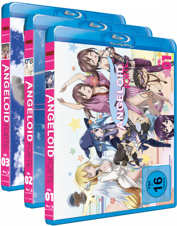 Angeloid - Sora no Otoshimono: Forte - Staffel 2 - Vol. 1-3 Edition complète, Bundle, 3 Blu-ray