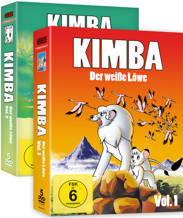 Kimba, der weisse Löwe - Vol. 1 & 2 (1965) Edition complète, Bundle, 10 DVD