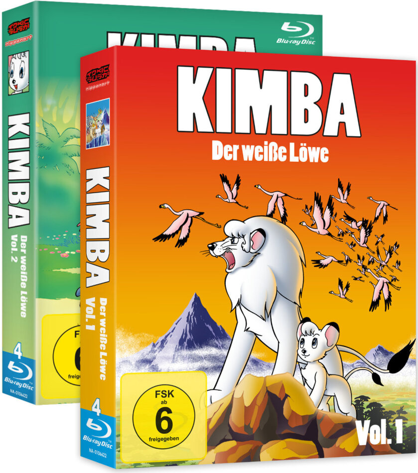 Kimba, der weisse Löwe - Vol. 1 & 2 (1965) Edition complète, Bundle, 7 Blu-ray