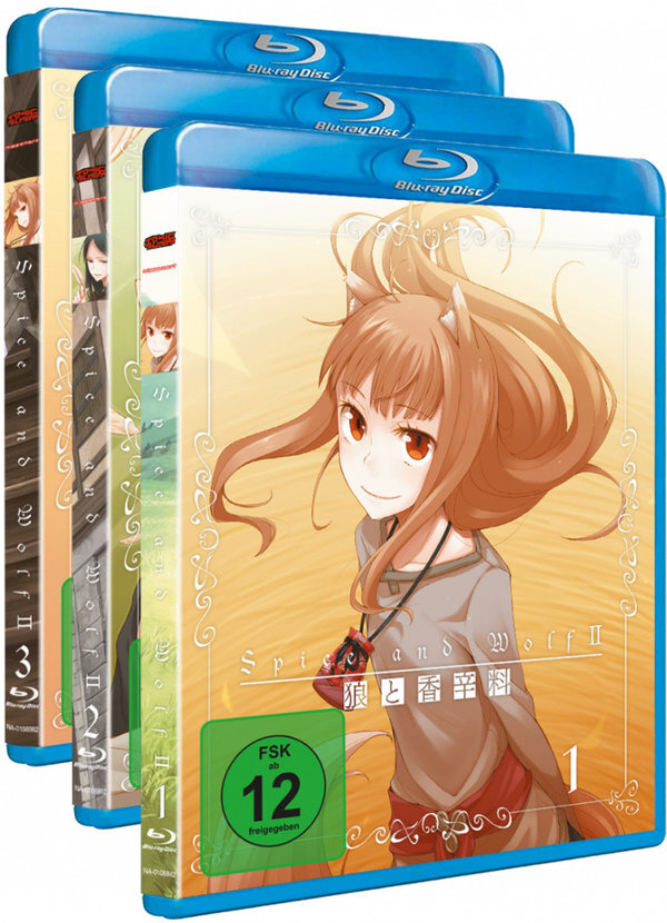 Spice & Wolf - Staffel 2 - Vol. 1-3 Edition complète, Bundle, 3 Blu-ray
