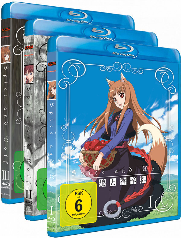 Spice & Wolf - Staffel 1 - Vol. 1-3 Edition complète, Bundle, 3 Blu-ray