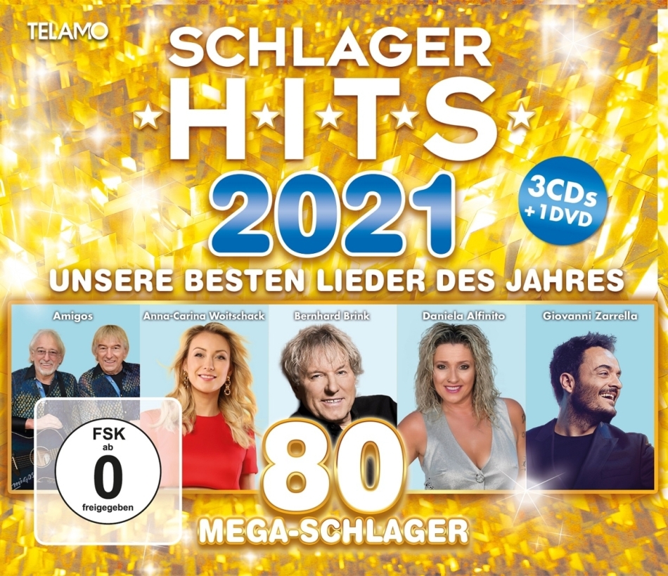 Schlager Hits 2021 3 CDs + DVD