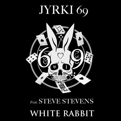 Jyrki 69 - White Rabbit Cleopatra, Limited Edition, Black & White Splatter Vinyl, 7" Single