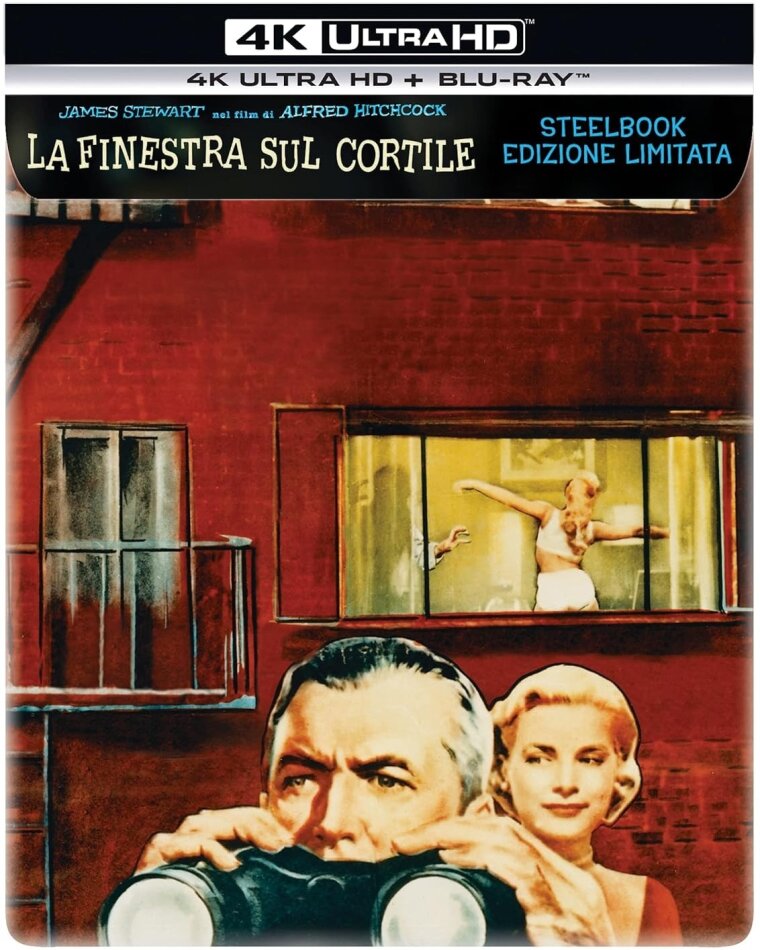 La finestra sul cortile - Rear Window (1954) Edizione Limitata, Steelbook, 4K Ultra HD + Blu-ray