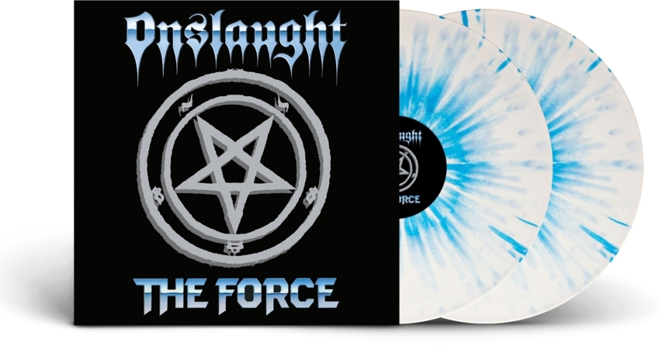 Onslaught - Force 2021 Reissue, White / Blue Splatter Vinyl, 2 LPs