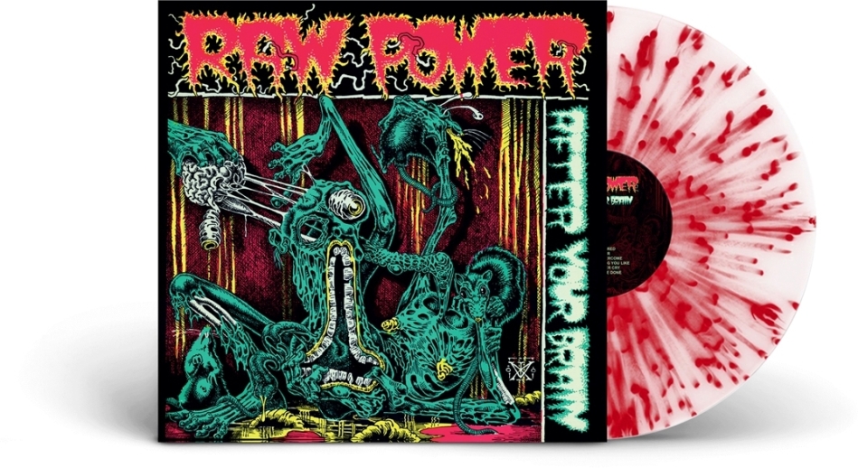 Raw Power - After Your Brain 2021 Reissue, White / Red Splatter Vinyl, LP
