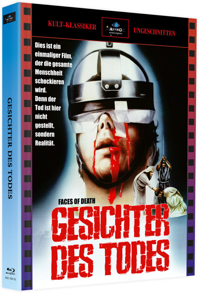 Gesichter des Todes (1978) Classique Cult UNCUT, Cover A, + Bonusfilm, Édition Limitée, Mediabook, Blu-ray + DVD