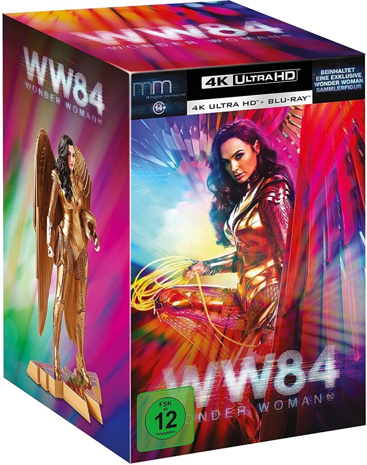 Wonder Woman 1984 (2020) with Figurine, Ultimate Collector's Edition, Limited Edition, Steelbook, 4K Ultra HD + Blu-ray