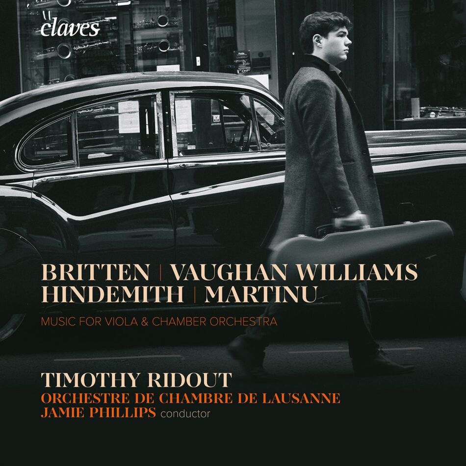 Ralph Vaughan Williams (1872-1958), Bohuslav Martinu (1890-1959), Paul Hindemith (1895-1963), Benjamin Britten (1913-1976), Jamie Phillips, … - Music for Viola & Chamber Orchestra