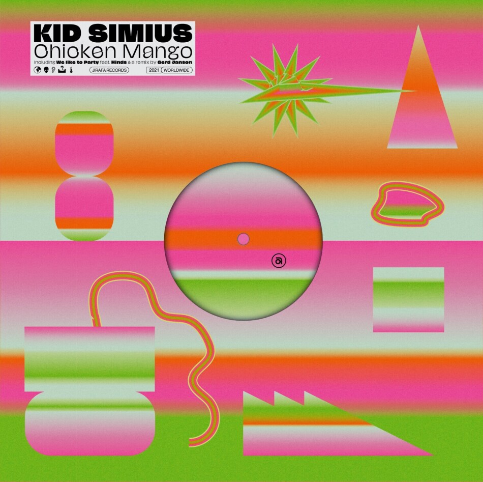 Kid Simius - Mango Chicken Transparent Orange Vinyl, 12" Maxi