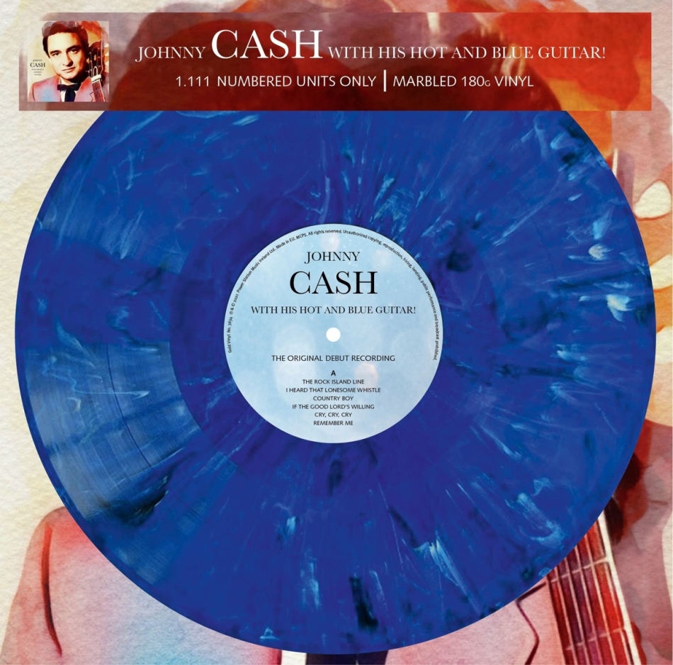 Johnny Cash - With His Hot And Blue Guitar Colored, LP
