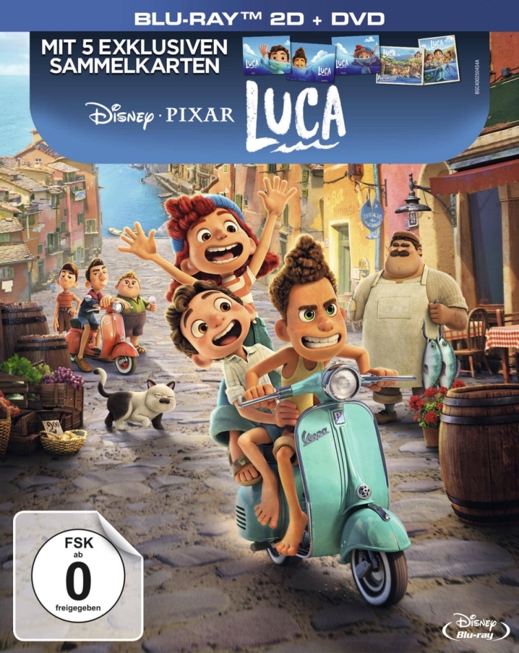 Luca (2021) Digipack, Deluxe Edition, Blu-ray + DVD