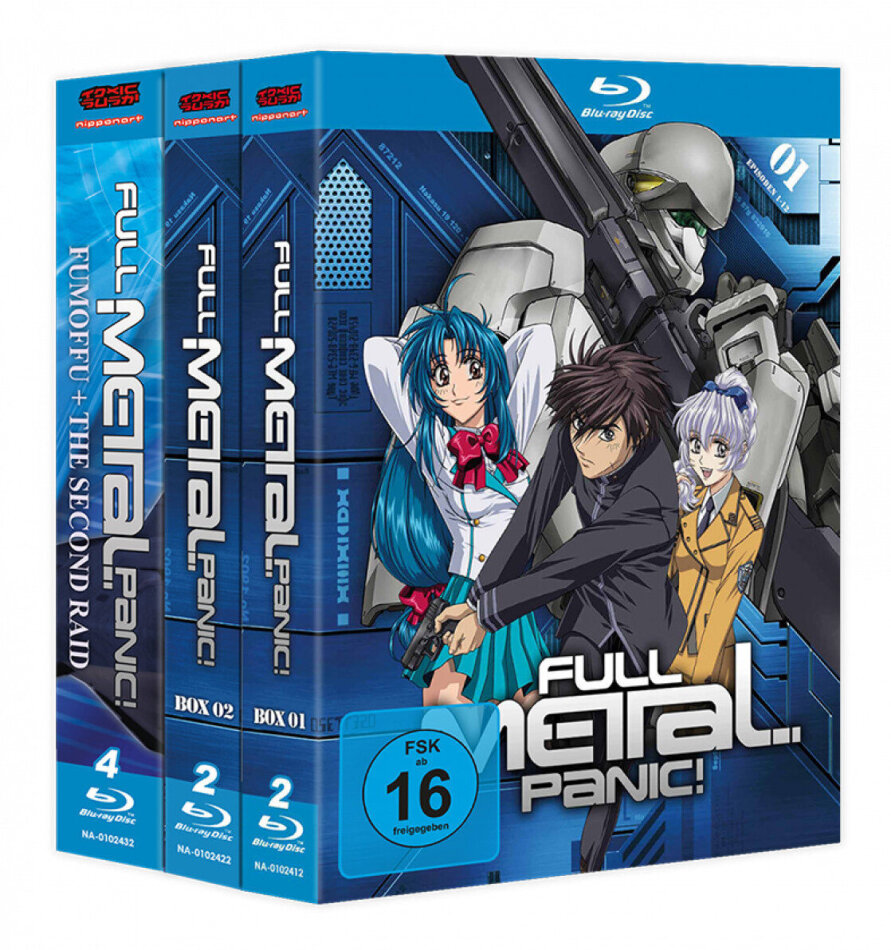 Full Metal Panic! - FMP, Fumoffu, Second Raid Complete edition, 8 Blu-rays