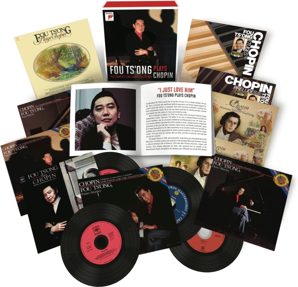 Frédéric Chopin (1810-1849) & Fou Ts'ong - Fou Ts'ong Plays Chopin: Complete CBS Album Collection 10 CDs