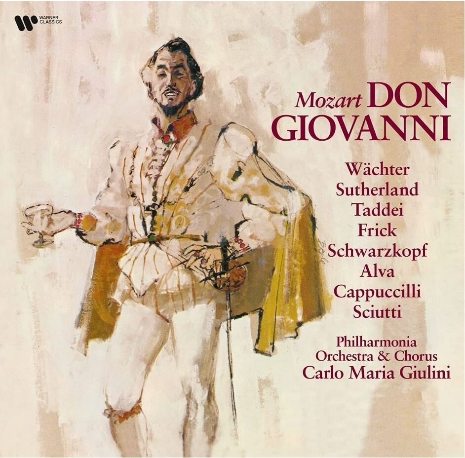 Wolfgang Amadeus Mozart (1756-1791), Carlo Maria Giulini, Eberhard Wächter, Elisabeth Schwarzkopf, … - Don Giovanni 4 LPs