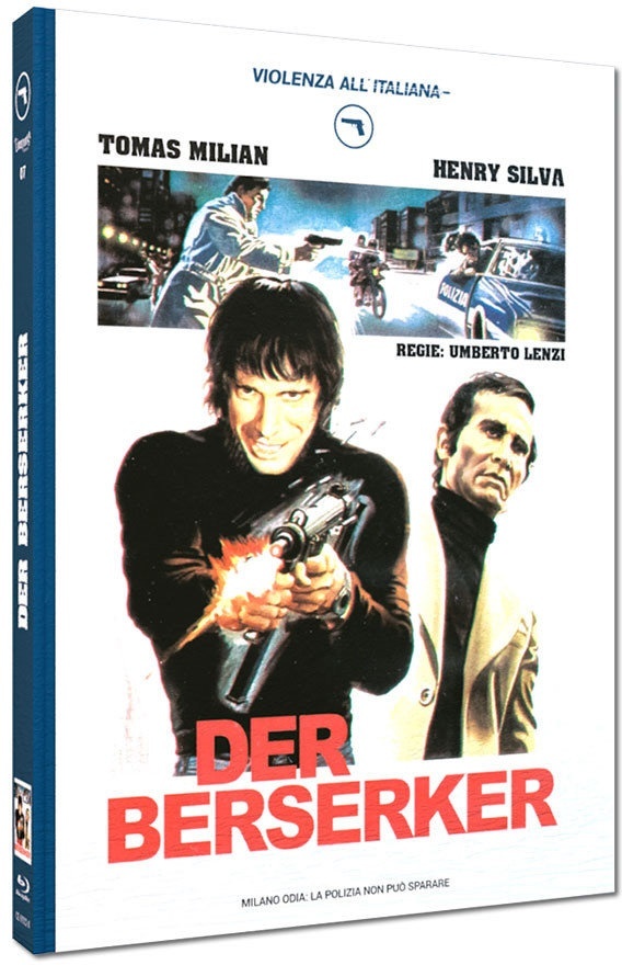 Der Berserker (1974) Cover A, Violenza All'Italiana Collection, Édition Limitée, Mediabook